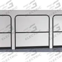 BIL-JAX Portable Guardrail: Portable Stage Packages, 3.5 ft Overall Ht, 48 in Overall Wd, Steel (MPN 0106-HGP-20X24). Key specifications — Material: Steel; Brand: BIL-JAX.