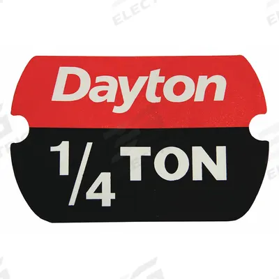 Dayton Warning Label: MH29XL8509G. Key specifications — Manufacturer Part Number: MH29XL8509G. - Warning Labels for Hoists