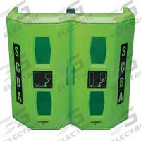 ALLEGRO Dual SCBA Storage Cabinet: Case, Polyethylene, Green, 14 in Lg (MPN 4350). Key specifications — Storage Type: Case; Material: Polyethylene; Color: Green; Brand: ALLEGRO.