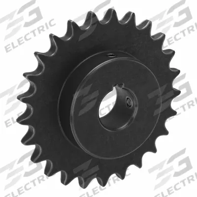 TRITAN Sprocket: 80, For 1 in Chain Pitch, 1 7/8 in Bore Dia, 25 Teeth, 7.979 in Pitch Dia - Size 80 Fixed-Bore Roller Chain Sprockets