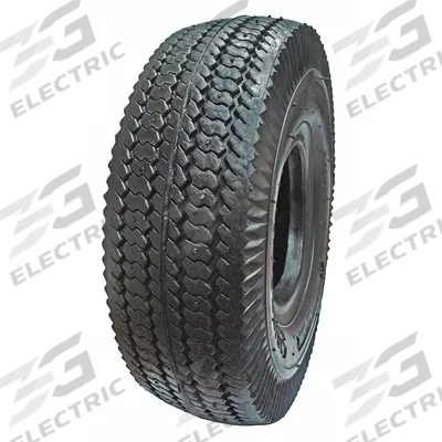 HI-RUN Wheelbarrow Tire: 4.10/3.50-4 Tire Size, Mfr Part # CT1011, Wheelbarrow Tire - Wheelbarrow Tires