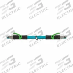 MURRELEKTRONIK Cordset: Cat5, RJ45 Male Straight x RJ45 Male Straight, 7.5 m Lg, TPE, Blue, Shielded (MPN 7700-74301-S4U0750). Key specifications — Brand: MURRELEKTRONIK; Cable Jacket Color: Blue; Performance Category: Cat5.