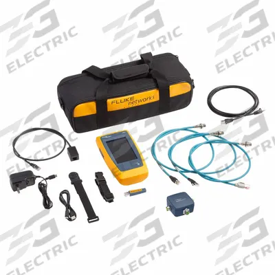 FLUKE NETWORKS Cable Network Tester: LinkIQ, Industrial Network Base Model, LIQ-100-IE/FPC3 - Copper Cable Qualification Testers
