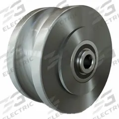 HAMILTON Track Wheel: 4 in Wheel Dia., 2 in Wheel Wd, 1,250 lb Load Capacity, 1/2 in For Axle Size (MPN W-420-100-FUB-1/2). Key specifications — attr1099880: Yes; attr1099886: Clear; attr1099891: HAMILTON.