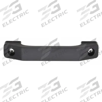 MONROE PMP Pull Handle: Unthreaded Holes, Plastic, Black - Load-Rated Bridge Handles