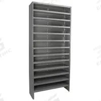 AKRO-MILS Metal Shelving: 36 in x 18 in x 79 in, 1 Sided, Open, 13 Shelves (MPN ASC1879). Key specifications — Frame Color: Gray; Frame Material: Steel; Brand: AKRO-MILS.