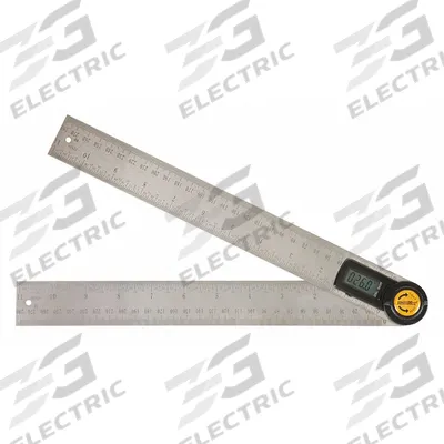 JOHNSON LEVEL Digital Angle Finder: 0°to 360°, Included, 11 in x 1 3/8 in, LCD - Digital Protractors