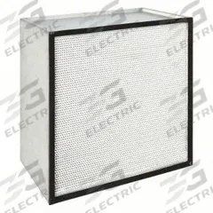 GRAINGER HEPA Air Filter: 24 in x 30 in x 12 in, 99.97% Filter Efficiency, Downstream Face (MPN 911TJ1). Key specifications — Brand: GRAINGER; Frame or Header Material: Galvanized Steel.