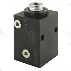 VEKTEK Block Body Hydraulic Cylinder: Double Acting, 3,900 lbf Nominal Capacity, 1 in Stroke Lg (MPN 20-1210-01). Key specifications — attr95641: Double Acting; attr95644: 0.79 sq in; attr98894: VEKTEK.