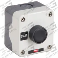 DAYTON Control Station: Push Button, 0 Pilot Lights, 1NO, Start, (1) Push Button, Momentary (MPN 32W265). Key specifications — Brand: DAYTON; Operator Legend: Start; Operator Color: Black; Operator Configuration Type: (1) Push Button.