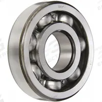 SKF Radial Ball Bearing: 6017, Open, 85 mm Bore, 130 mm OD, 22 mm Wd, Alloy Steel Ring (MPN 6017 JEM). Key specifications — System of Measurement: Metric; Bearing Industry Number: 6017.