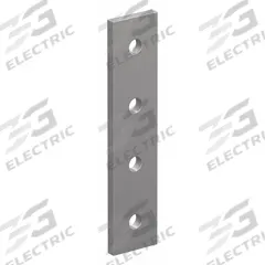 Straight Flat Plate: Straight Flat Plate, 25 Series, 4 mm x 22 mm x 100 mm, For 6 1/2 mm Slot Wd (MPN 25-4117). Key specifications — Material: Aluminum; Brand: 80/20; Finish: Anodized.