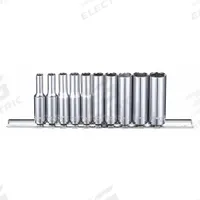 WESTWARD Socket Set: 1/4 in Drive, 10 Piece, 6-Point, SAE, 5/32 in to 1/2 in (MPN 53PN26). Key specifications — attr1224269: 1/4 in; attr1204685: Tether Ready; attr1204650: 5/32 in to 1/2 in; attr1204673: Socket Bits Not Included; attr1204688: WESTWARD; attr1206170: Deep Sockets.
