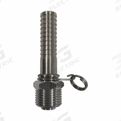 SANI-LAV Swivel Hose Adapter: Stainless Steel, Stainless, 3 3/4 in Overall Lg - Faucet Sprayer Hose Adapters