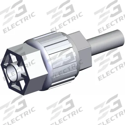 SMC High Purity Tube Fitting: 1/2 in OD x 1/2 in OD Size, Compression x Compression - PFA Compression Tube Fittings