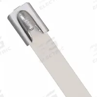 PANDUIT Cable Tie: 14 1/2 in Nominal Lg, 4 in Nominal Max. Bundle Dia., 0.31 in Wd, White, 50 PK (MPN MLTFC4H-LP316WH). Key specifications — Brand: PANDUIT; Locking Style: Ball Lock; Color: White.