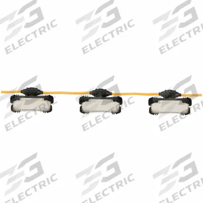 SOUTHWIRE Temporary Job Site Light Stringer: LED, Corded, String Light, 100 ft Power Cord Lg - String Lights