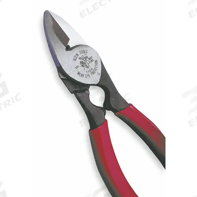KLEIN TOOLS BX Cutter: Plastic Handle, Shear - One-Handed Electrical & Data Cable Cutters