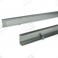 ASHLAND CONVEYOR Conveyor Guard Rail: For 90° Curve Frame Shape, 36 in Radius x 22 in BF, Steel (MPN GU39022R36). Key specifications — For Conveyor Duty Rating: Light-Duty; Includes: Hardware; Guide Material: Steel; Manufacturer Part Number: GU39022R36; Brand: ASHLAND CONVEYOR; Component Type: Metal Guard Rail; Inside Radius x Curve Between Frame: 36 in Radius x 22 in BF.