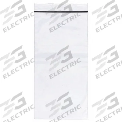 RELOC ZIPPIT Reclosable Bag: 2 mil Thick, 5 in Wd, 10 in Lg, Hang Hole Not Included - Single-Zip Reclosable Poly Bags
