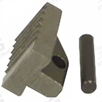 RIDGID Jaw, Heel W/Pin 6 Wrench: For Serrated Jaw Texture, Steel, Compatible with 6/E-6, 31560. Key specifications — attr309798: Serrated; attr309799: Steel; attr309802: E-6; attr319246: 31560; attr324940: RIDGID.