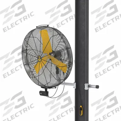 BIG ASS FANS Mounted Fan: 36 1/2 in Blade Dia, 100 to 120V AC, 2/3 hp Motor HP, Wall Mount - Standard Industrial Wall-Mount Fans