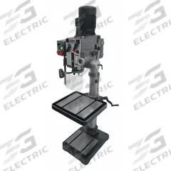 JET Floor Drill Press: Geared Head Drive, Fixed Speed, 60 RPM – 3,000 RPM, 230V AC /Three-Phase (MPN 354026). Key specifications — attr22849: 120 to 1,500 RPM; attr22858: 230V AC; attr73523: Tapping; attr22856: Geared Head; attr73570: Three-Phase; attr22850: 10 in; attr22846: 2 hp; attr22840: 3.2/3.2 A.