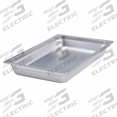 CRESTWARE Steam Table Inset Pan: Fourth Size, 22 ga Gauge, NSF Certified - Steam Table Pans