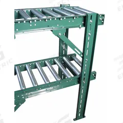 ASHLAND CONVEYOR Conveyor Support Stand: For 27 in Between Frame Wd, 3 3/4 in Min. Ht, 82 in Max. Ht (MPN HMT82B27). Key specifications — Stand Material: Steel; Color: Green; Brand: ASHLAND CONVEYOR.