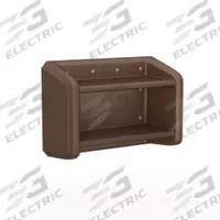 CORTECH Wall Shelf/Coat Rack: Brown, 24 in Overall Ht, 35 in Overall Wd, 15 in Overall Dp, 2 Shelves (MPN 7614BN). Key specifications — attr1045150: CORTECH; attr1075034: Endurance.