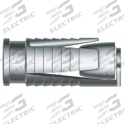 MKT FASTENING Expansion Shield: 1/4" Thread Size, 1 1/4 in Overall Lg, 1/2 in Dia, Plain - Four-Way Expansion Anchors
