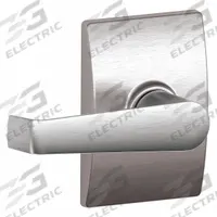 SCHLAGE Door Lockset: Passage Lever Locksets, Chrome, ADA Compliant (MPN F10 ELA 626 CEN). Key specifications — Ligature Resistance: Not Ligature-Resistant; Brand: SCHLAGE; Lockset Function ANSI Code: F75; Visual Indicator Message: No Message; Lockset Style: Elan; ADA Compliant: Yes; Finish: Satin Chromium-Plated : Brass.