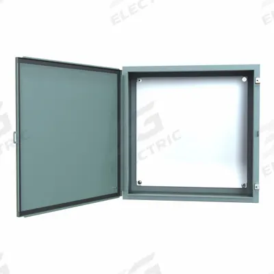 HAMMOND Electrical Enclosure: Steel, 30 in x 30 in x 12 in, NEMA 12/13, w/Panel - Steel Dust-Tight Enclosures