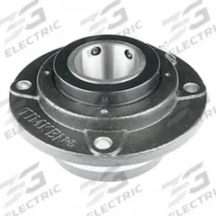 TIMKEN Flange Mount Bearing: Tapered Roller, 1 15/16 in Bore, Cast Iron, Concentric Collar, Circular (MPN E-PF-TRB-1-15/16). Key specifications — Bore Type: Cylindrical; Brand: TIMKEN; Lubricant Material: NLGI 2 Lithium Complex Grease; Mounting Bolt Size: 7/16 in; Split Housing: Not Split; System of Measurement: Inch.