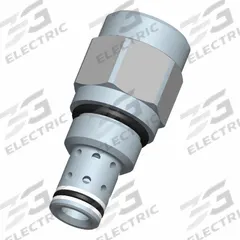 BUCHER HYDRAULICS Cartridge Valve: Screw-In, Screwdriver Adjustment, C10-20 Valve Cavity Size, RVBD (MPN RVBD-10-N-F-0-30). Key specifications — attr1012059: RVBD-10-N-F-0-30; attr1250696: RVBD; attr1011660: Nitrile; attr1011632: Screwdriver; attr1011635: BUCHER HYDRAULICS; attr1011644: C10-20.