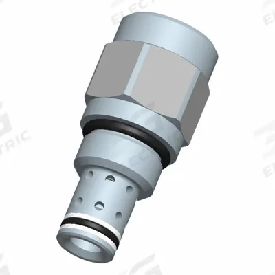 BUCHER HYDRAULICS Cartridge Valve: Screw-In, Screwdriver Adjustment, C10-20 Valve Cavity Size - Pressure Control Cartridge Valves