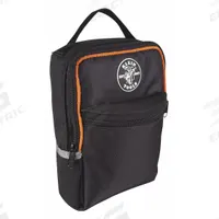 KLEIN TOOLS Tool Bag: 9 in W x 3 in D x 11 in H, Black, Polyester, 2 Pockets, 1 Inside Pockets (MPN 69408). Key specifications — Color: Black; Brand: KLEIN TOOLS; Material: Polyester.