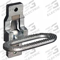 BUYERS PRODUCTS Folding Step: 4 3/8 in Step Wd, 2 1/8 in Step Dp, Steel, Silver (MPN B2797Z). Key specifications — Material: Steel; Color: Silver; Step Tread: Non-Slip.