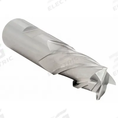 CLEVELAND Square End Mill: High Speed Steel, 4 Flute, 3/4" Mill Dia, 1-5/8" LOC - Left-Helix High-Speed Steel Square End Mills
