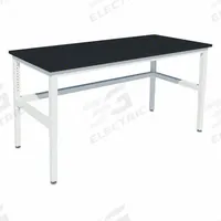 Heavy Duty Table: 24 in Overall Wd, 36 in Overall Ht, 8 ft Overall Lg, Phenolic, Petal White, Steel (MPN GRHD-9624-AP-2). Key specifications — Brand: INSTOCK; Countertop Material: Phenolic; Height Range: 30 in to 36 in.