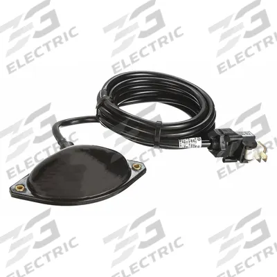 LINEMASTER Foot Switch: Vanguard Series, 1 Pedals, Momentary, SPDT - Single-Pedal Foot Switches