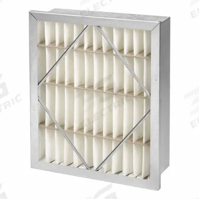 GRAINGER Rigid Cell Air Filter: 20 in x 24 in x 6 in, Synthetic, Single Header - MERV 14 Rigid Cell Air Filters