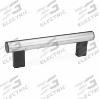 JW WINCO Pull Handle: Threaded Holes, Rear-Mount, 13.78 in Mounting Hole Center to Center, Black (MPN 666-30-M6-350-NG). Key specifications — Screw Size: M6; Brand: JW WINCO; Color: Black; _Leg Style: Black Polyamide.