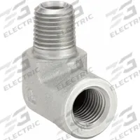 PARKER Metal Pipe Elbow: 90° Elbow, Carbon Steel, 1/4 in x 1/4 in, 6,000 psi (MPN 4-4 SE-S). Key specifications — Pipe Fitting Material: Carbon Steel; Brand: PARKER; Maximum Operating Pressure: 6,000 psi; (DO NOT SEND) Manufacturer Location: Globally Sourced; Fitting Pipe Size: 1/4 in x 1/4 in.