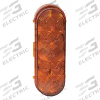 MAXXIMA Park/Turn Light: LED, Turn Signal Light, Amber, Oval, 2 3/16 in Overall Ht, PL-3 Connector (MPN M63339Y). Key specifications — Standards: SAE J2039; Electrical Connection: PL-3 Connector; Brand: MAXXIMA; Installation Type: Permanent; Lens Color: Amber; Mount Type: Grommet; Lighting Technology: LED; Light Type: Turn Signal Light.