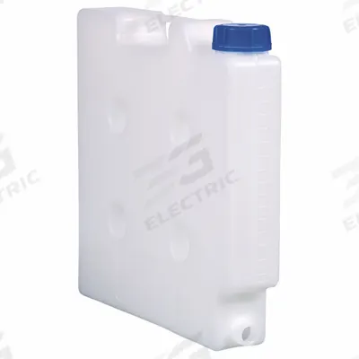 APPROVED VENDOR Jerrican: 5 L, 1.32 gal, Polypropylene, 335 mm x 65 mm x 335 mm, Top Handle - Slimline Carboys