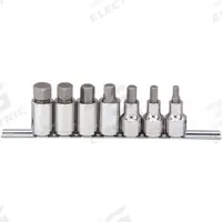 WESTWARD Socket Bit Set: 1 - 25 Pieces, 1/2 in Drive Size, 7 Pieces, 6 mm to 19 mm Tip Size Range (MPN 54TM92). Key specifications — attr1216280: Fixed Insert; attr1216283: WESTWARD; attr1225718: 6 mm to 19 mm; attr1227491: 1/2 in.