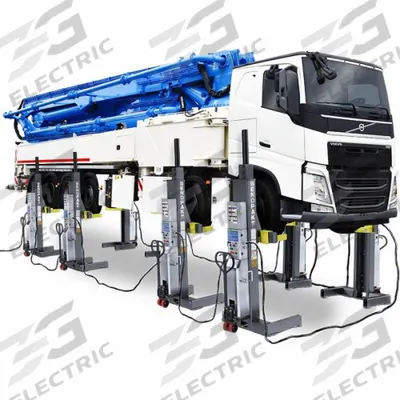 BENDPAK Vehicle Lift: 144,000 lb Load Capacity, 71 1/2 in Max Lift Ht, 1 in Min Lift Ht - Mobile Column Lifts