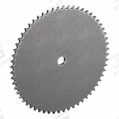 TRITAN Roller Chain Sprocket: No Hub, For Single Strands, 41, 60 Teeth, 9.554 in Pitch Dia - Size 41 Plain-Bore Roller Chain Sprockets