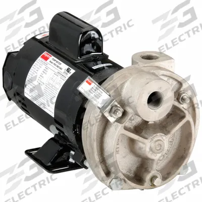 Dayton Turbine Pump: 1/2 hp, 115/230V AC, 140 psi Shut Off - Turbine Centrifugal Pumps